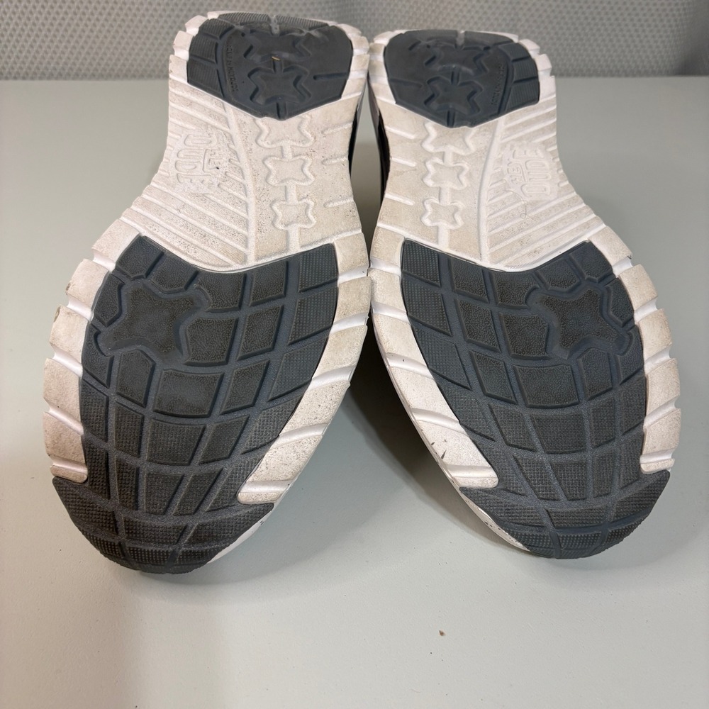 Hey Dude Women Sirocco White Sport Stripe Slip On Sneakers Size 11 Walking Shoes - Picture 9 of 11